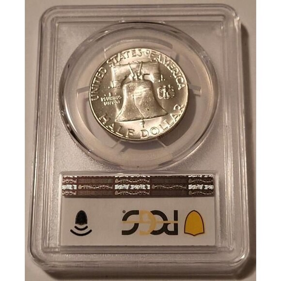 1955 Franklin Half Dollar MS64 PCGS GSH - Picture 2 of 4